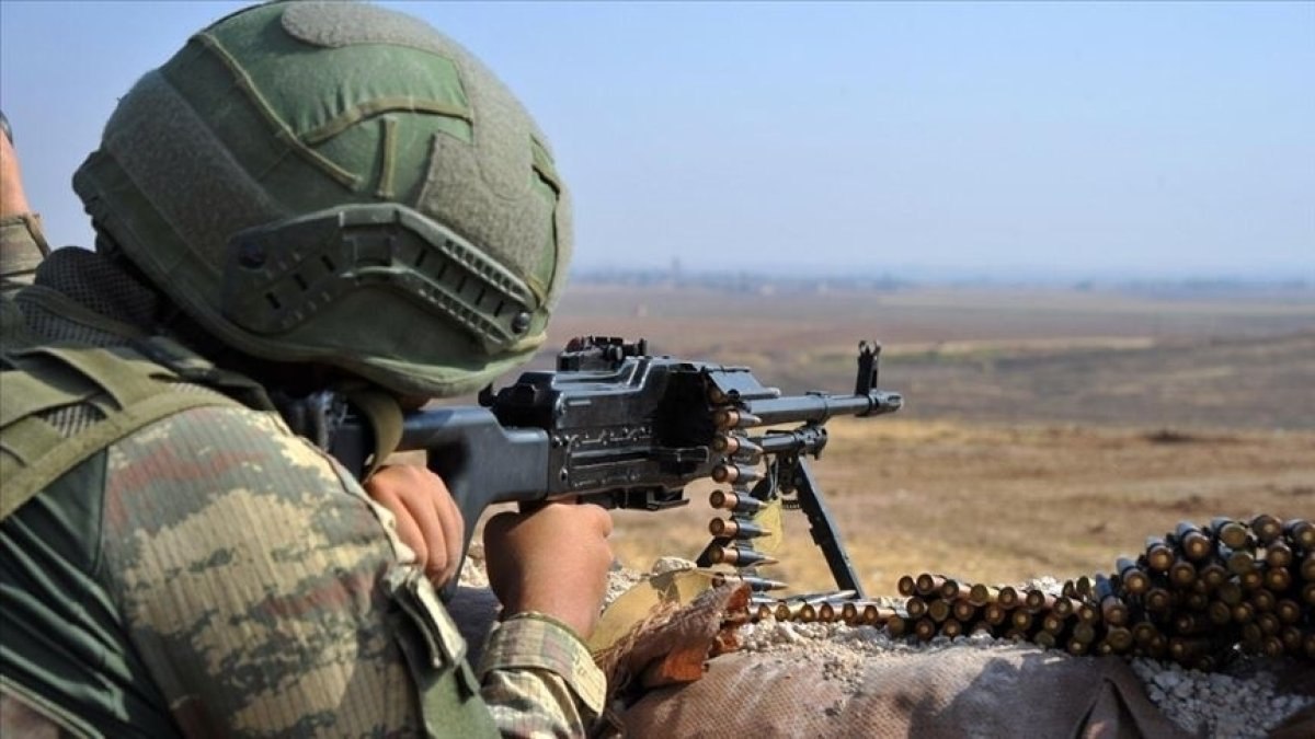 Barış Pınarı bölgesinde taciz ateşi açan 8 terörist öldürüldü