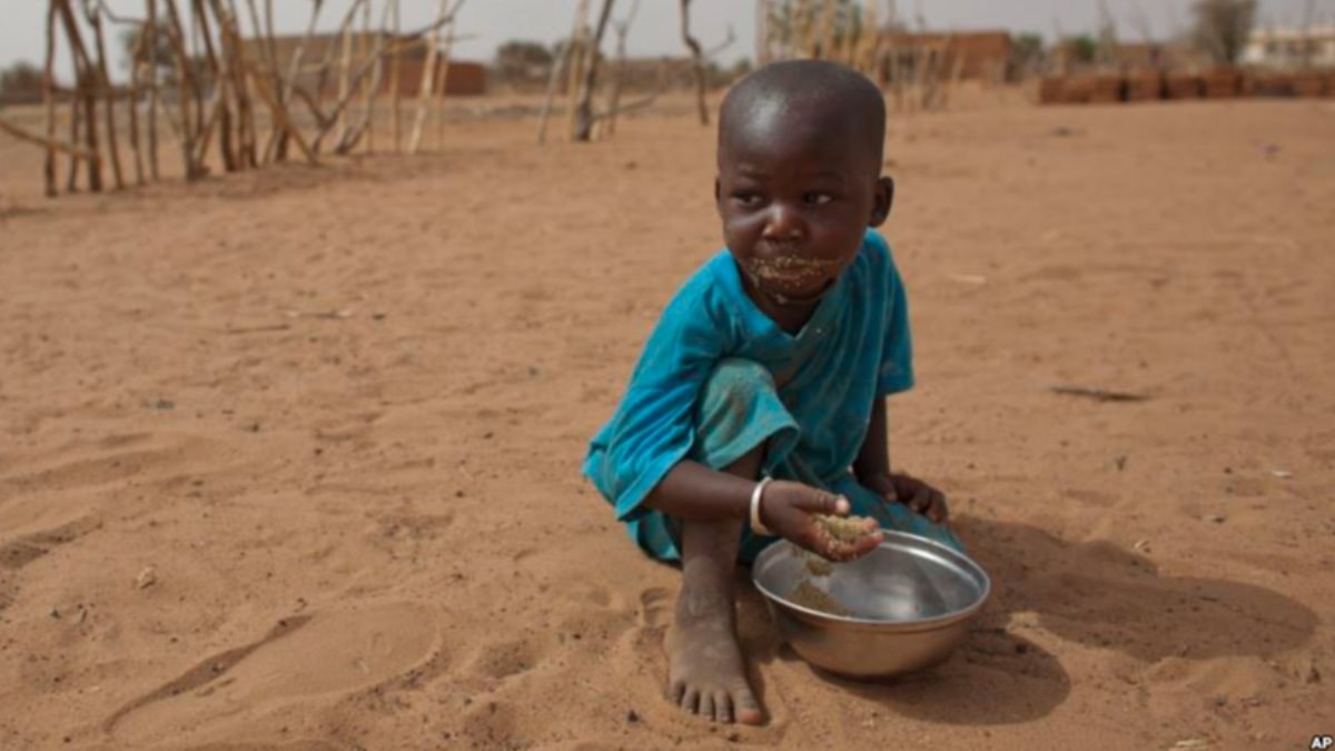 Afrika'da her 5 kişiden biri sağlıklı beslenemiyor