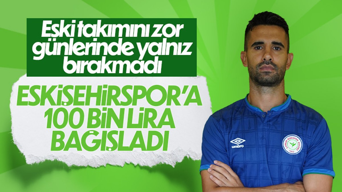 Alper Potuk'tan eski takımı Eskişehirspor'a destek