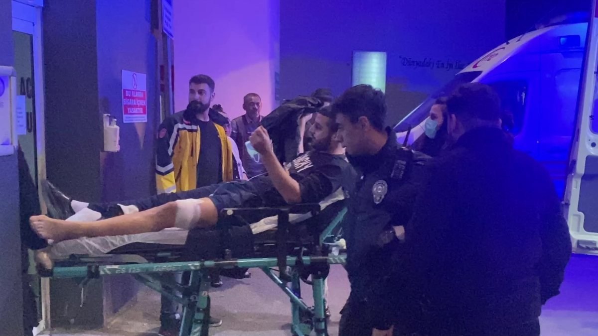 Kocaeli'de kazaya yardıma giden adama kurşun yağdırıldı