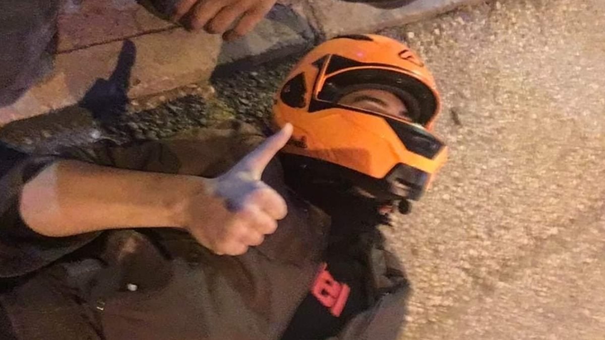 Bursa'da ölümden dönen şahsın rahat tavırları pes dedirtti