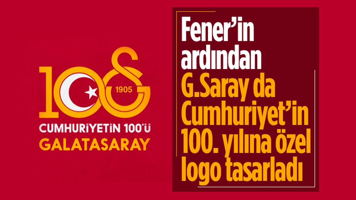 Galatasaraydan Cumhuriyetin 100. yılına özel arma