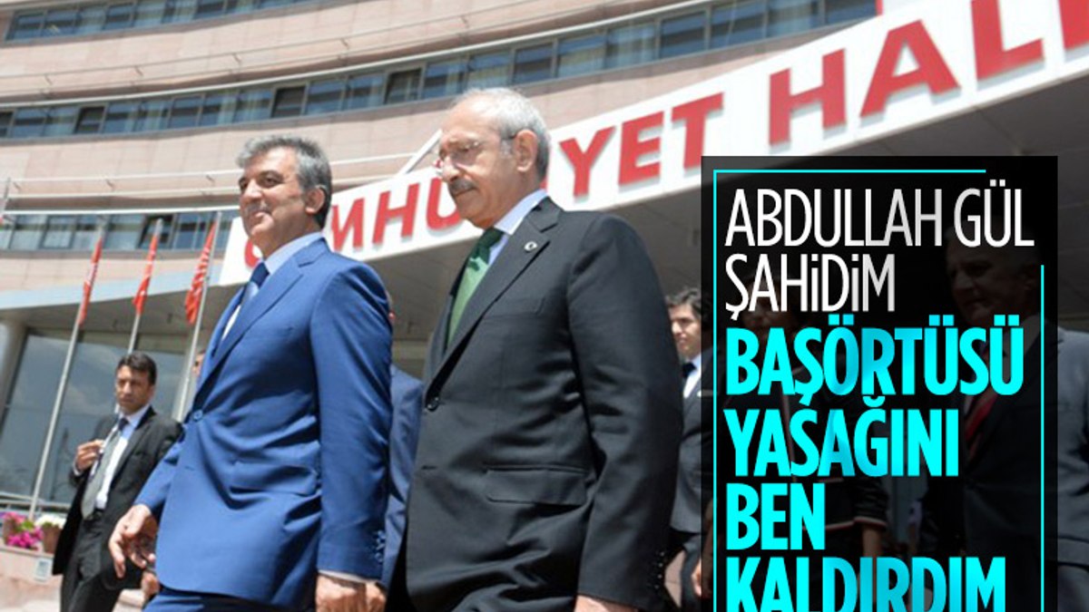 Kemal Kılıçdaroğlu: Başörtüsü yasağını kaldıran bu kardeşinizdir