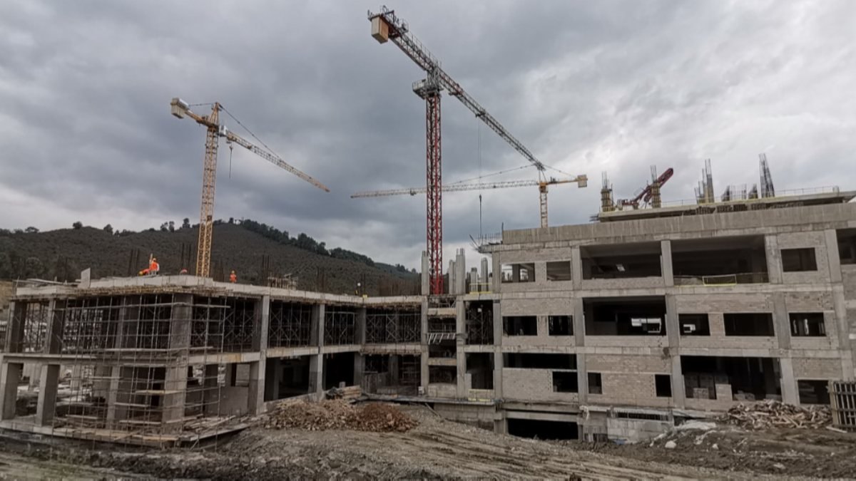 Ordu Şehir Hastanesi'nin yapımı sürüyor