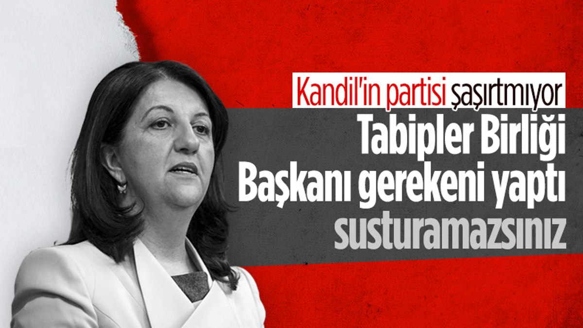 HDPden gözaltına alınan TTB Başkanı Fincancıya destek paylaşımı