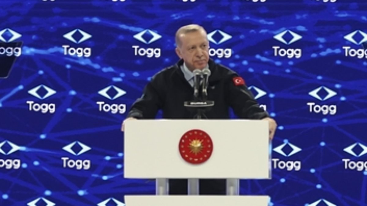 Cumhurbaşkanı Erdoğan, Togg'un ilk siparişini verdi