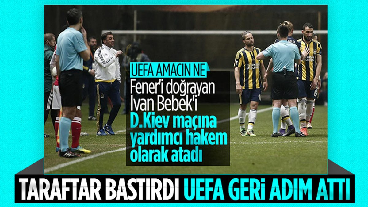 UEFA'dan Ivan Bebek kararı