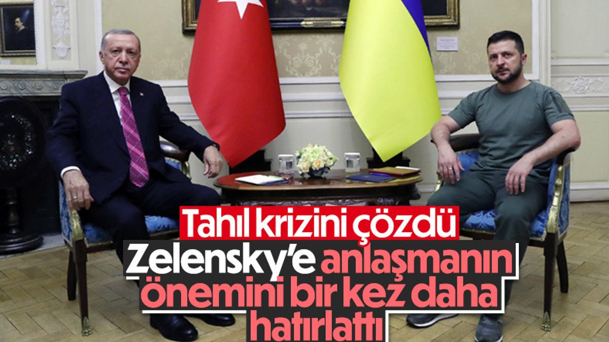 Cumhurbaşkanı Erdoğan Zelensky ile görüştü