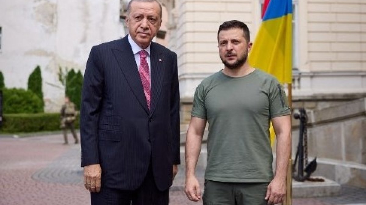 Cumhurbaşkanı Erdoğan Zelensky ile görüştü