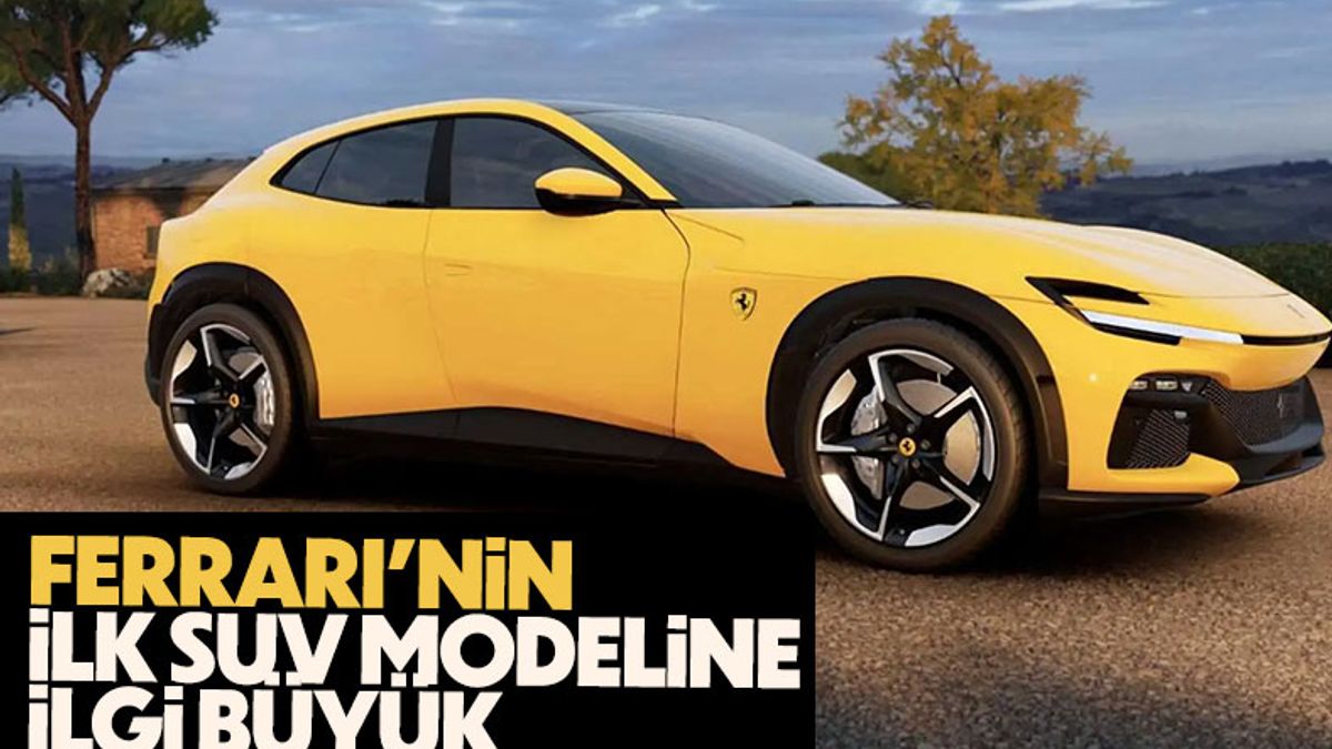 Ferrari’nin ilk SUV modeline olan ilgi beklenenden fazla