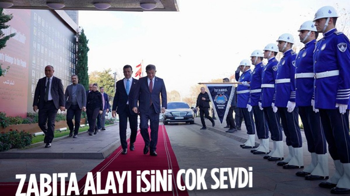 Ahmet Davutoğlu, Ekrem İmamoğlu’nu ziyaret etti