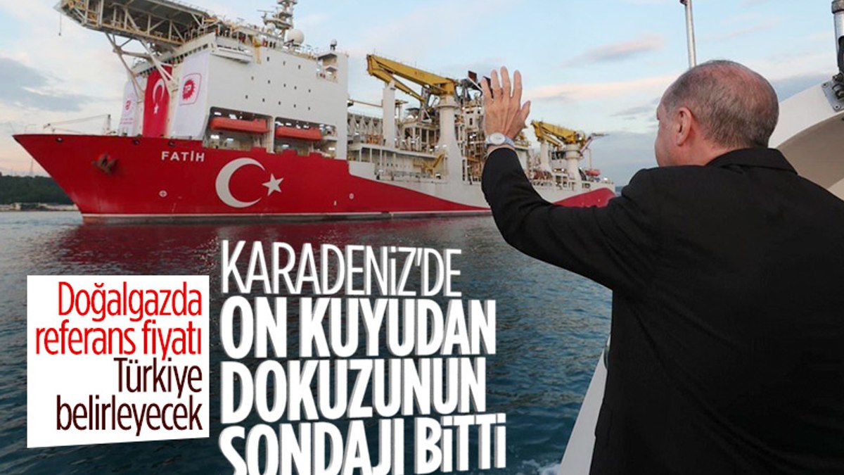 Cumhurbaşkanı Erdoğandan doğalgaz mesajı: 10 kuyudan 9unun sondajı bitti