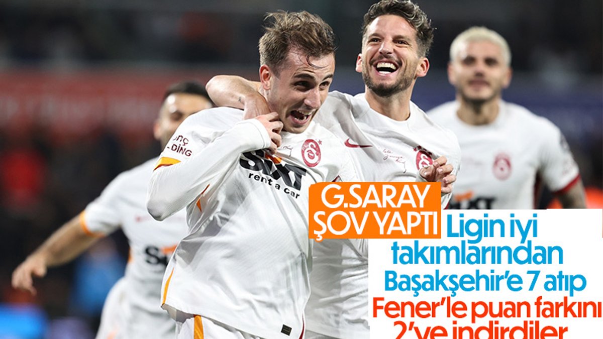 Galatasaray, Başakşehir'e fark attı