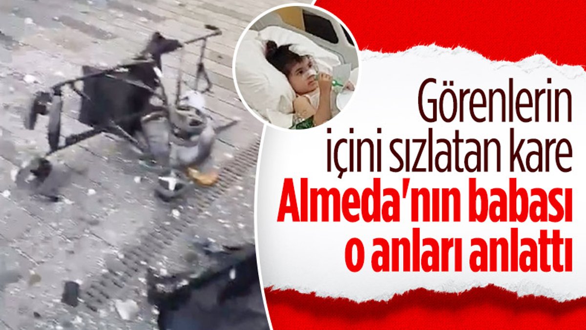 Taksim'deki patlamada bebek arabasındaki kızını kurtardı