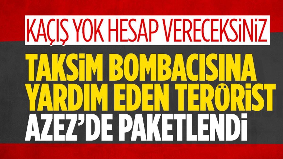 Taksimdeki saldırıyı gerçekleştiren teröriste yardım eden terörist yakalandı