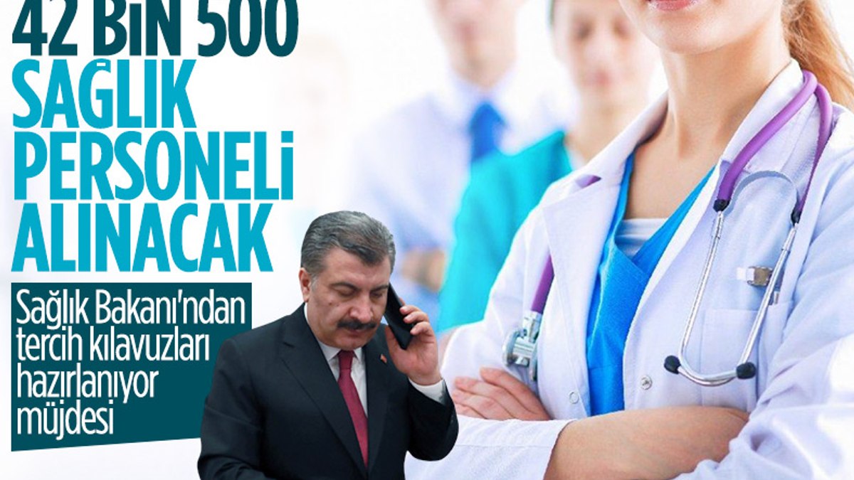 Fahrettin Kocadan sağlık çalışanlarına müjde