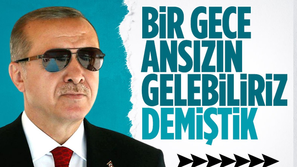 Cumhurbaşkanı Erdoğan, terör operasyonunun işaretini vermişti