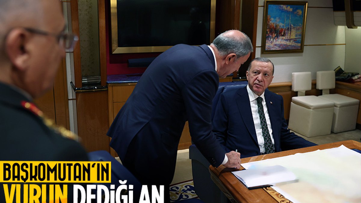 Cumhurbaşkanı Erdoğan'ın harekat emrini verdiği an