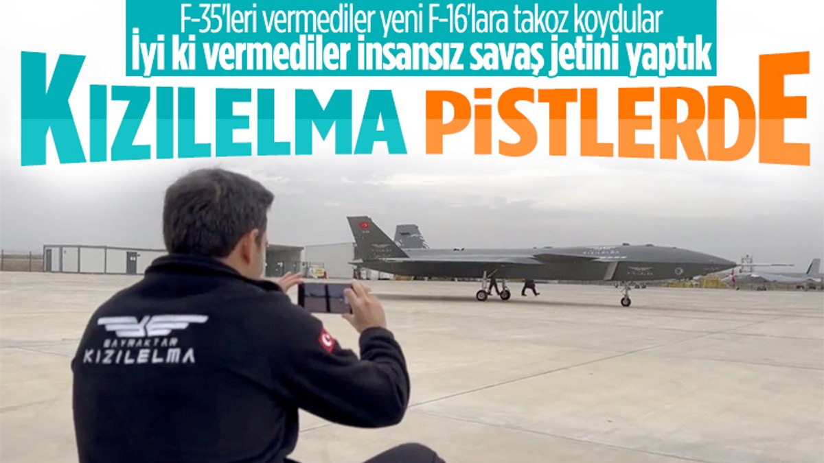 Selçuk Bayraktar Kızılelmanın test sürüşünü paylaştı