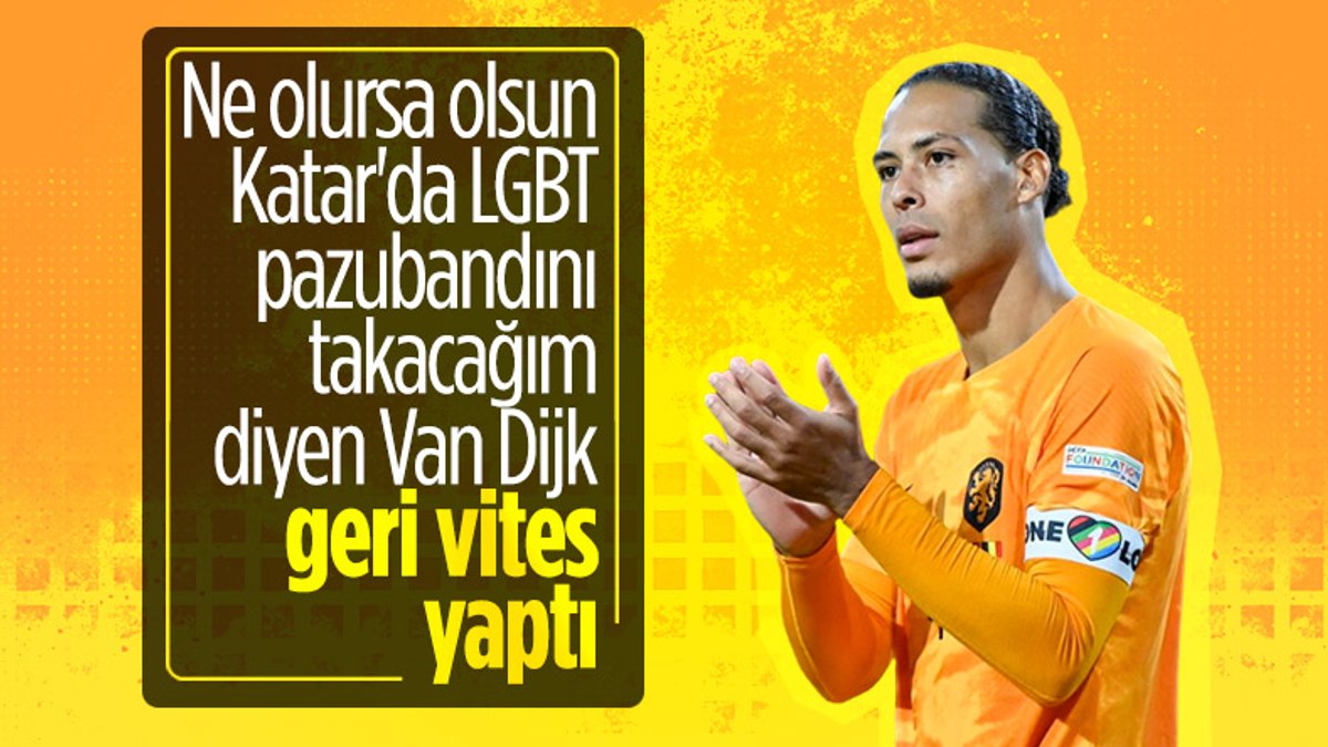 Virgil Van Dijk, Dünya Kupasında LGBT pazubandını takmayacak