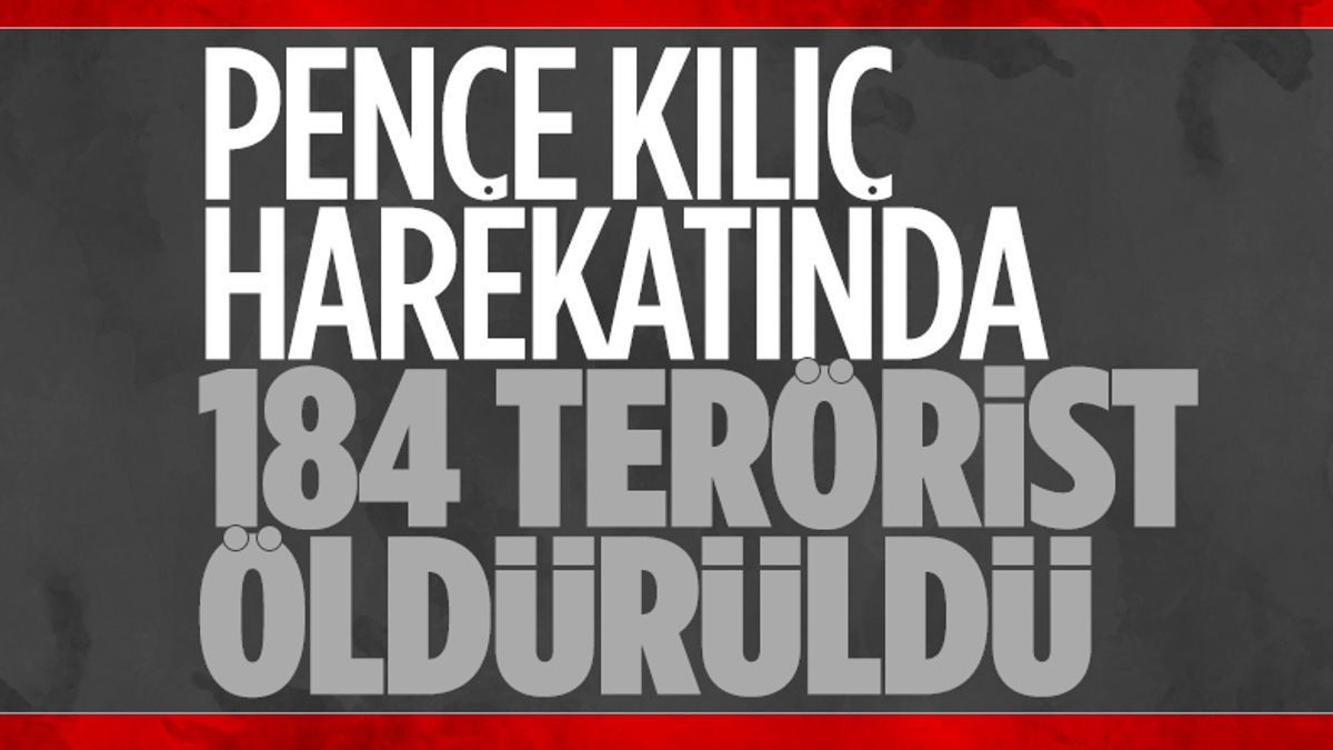 Hulusi Akar: Pençe-Kılıç Harekatında 184 terörist etkisiz hale getirildi