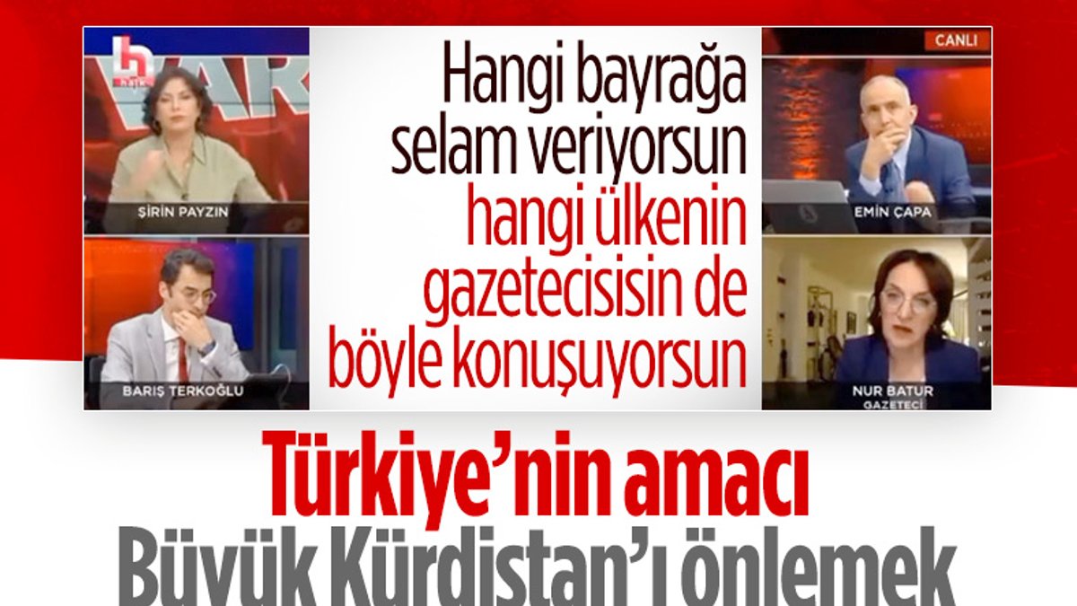 Nur Batur: Türkiye, Büyük Kürdistan'ı önlemeye çalışıyor