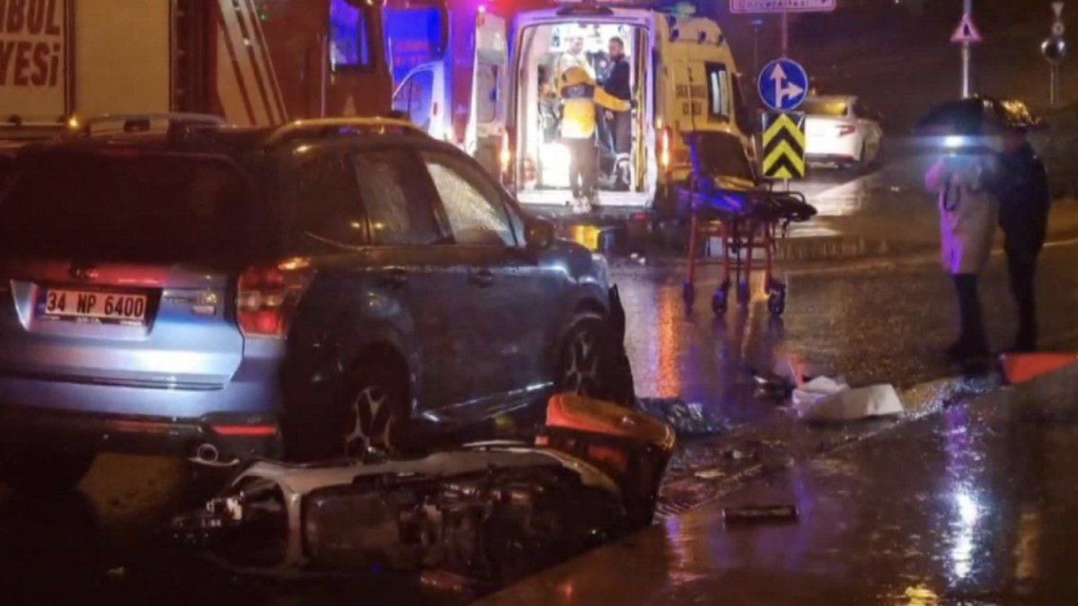 Tuzla'da motosiklet ile otomobil çarpıştı: 1 ölü