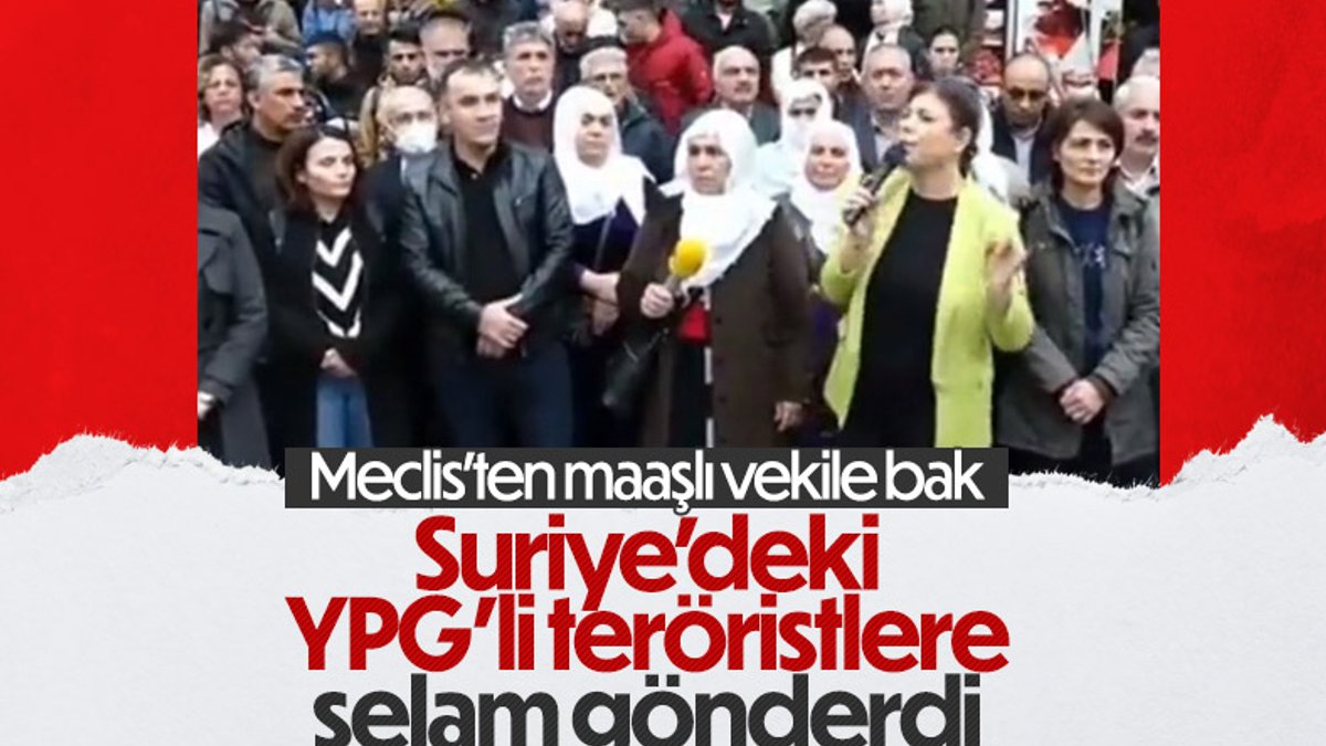 HDP'li Beştaş, YPG teröristlerine selam gönderdi
