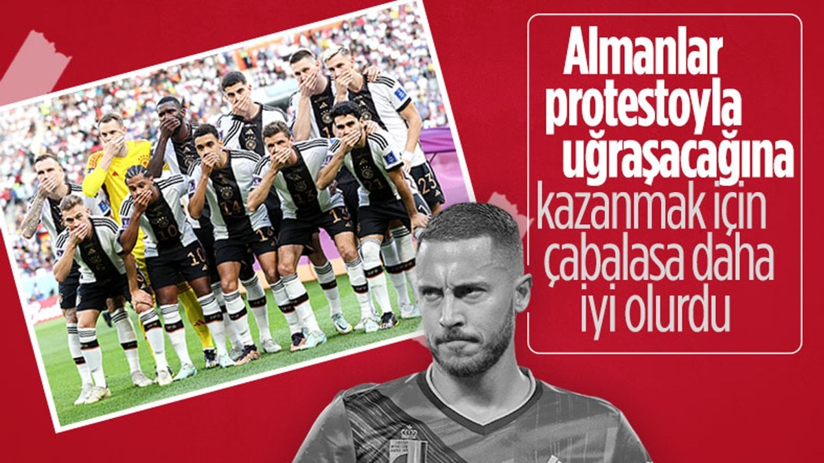Eden Hazard'tan Almanya'nın protestosuna tepki