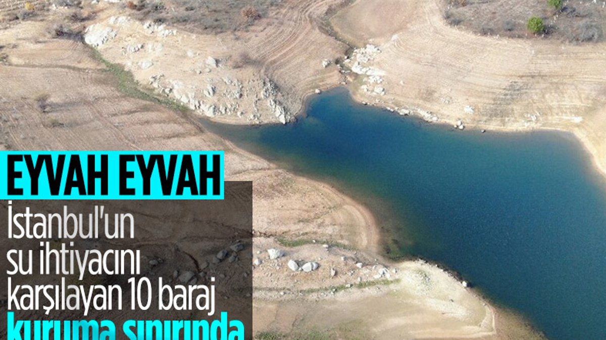 İstanbul'u destekleyen barajlarındaki doluluk oranı düştü