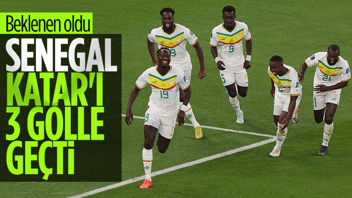 Senegal, ev sahibi Katar'ı üç golle geçti