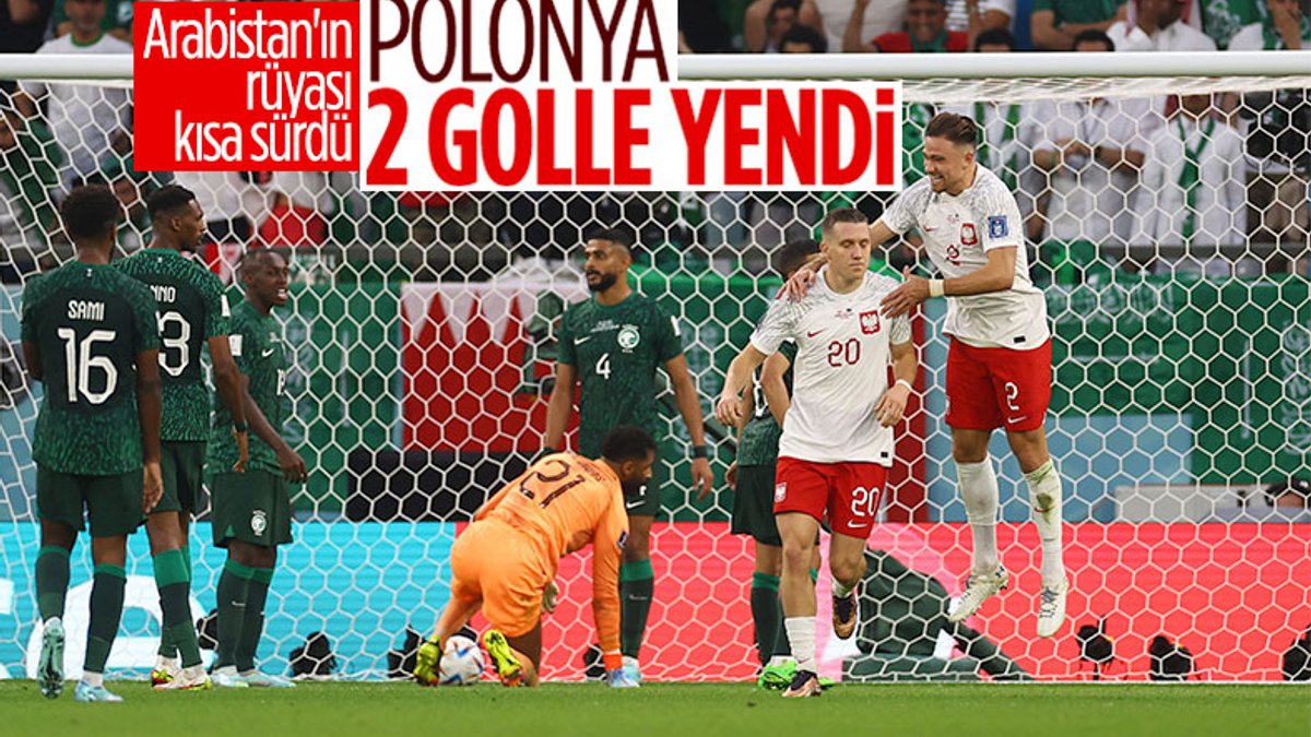 Polonya, Suudi Arabistan'ı iki golle mağlup etti