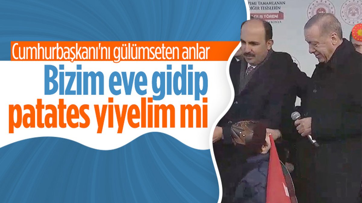 Cumhurbaşkanı Erdoğan'ın kendisini eve davet eden çocukla diyaloğu