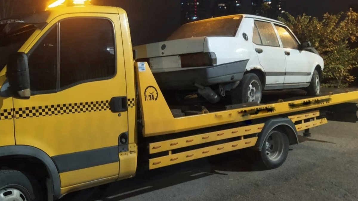 Maltepe’de tamircideki otomobil, başka bir tamirci tarafından çalındı 