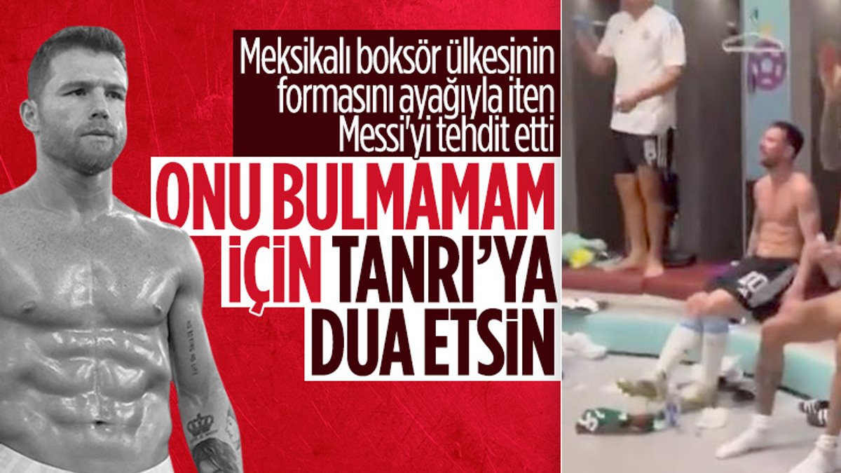 Meksikalı boksör Alvarez, Messi'yi tehdit etti