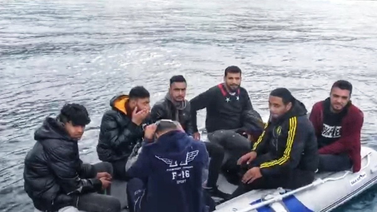 Aydın’da, 45 kaçak göçmen kurtarıldı