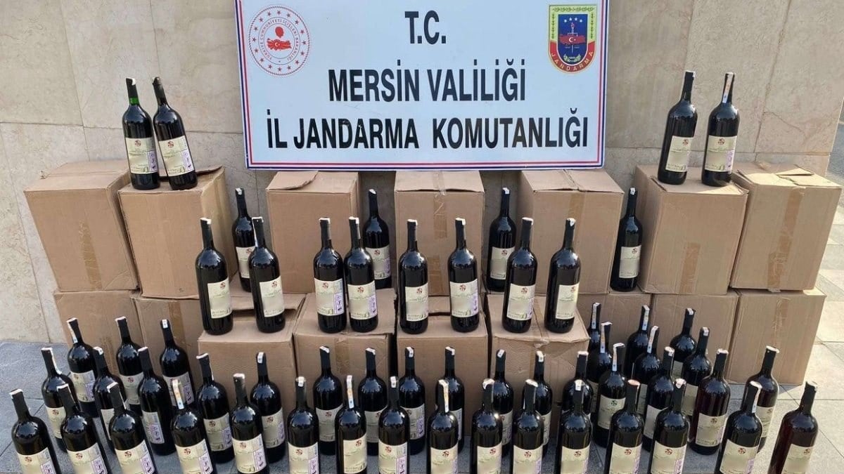 Mersin'de 540 litre sahte alkol ele geçirildi