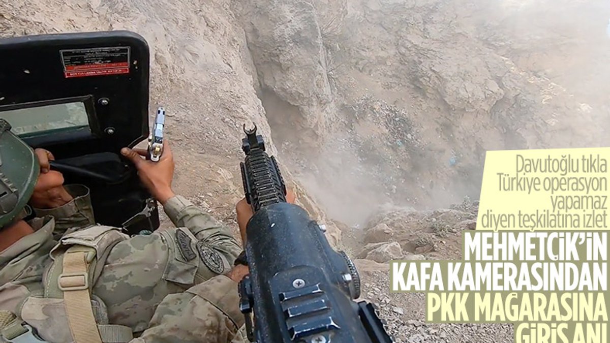 Türk askerinin, Zap bölgesinde terör inine girdiği anlar