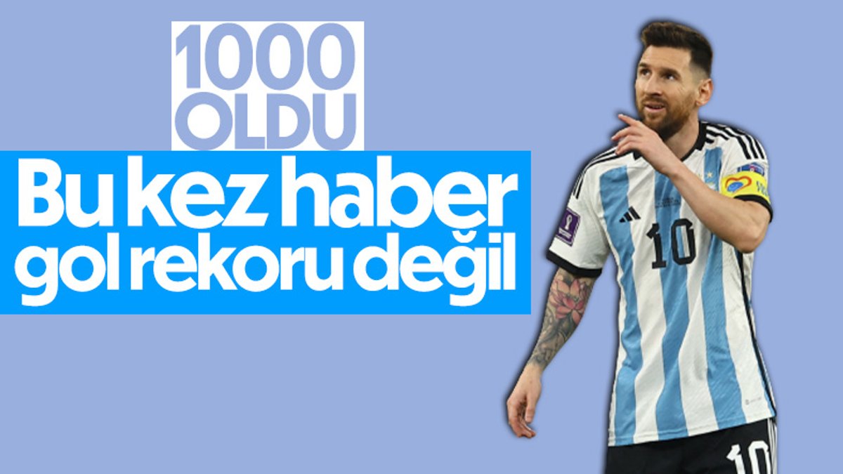 Lionel Messi 1000. maçına çıktı