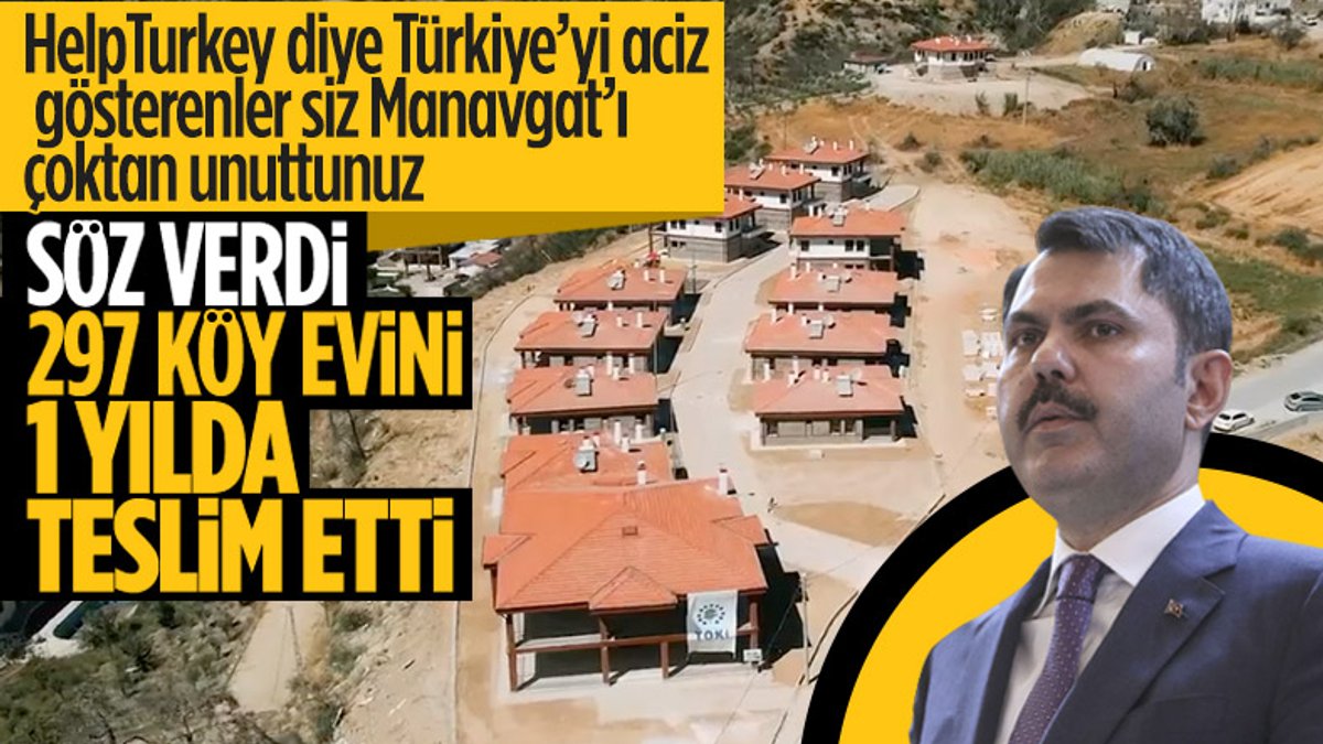 Murat Kurum: Manavgat'ta 297 konutun kuraları çekildi