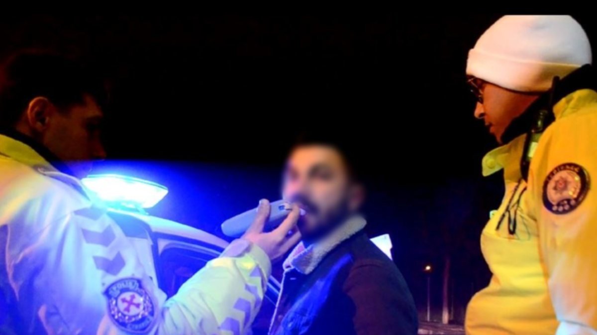 Tekirdağ'da alkollü sürücü: Polis aracını servis aracı sandım