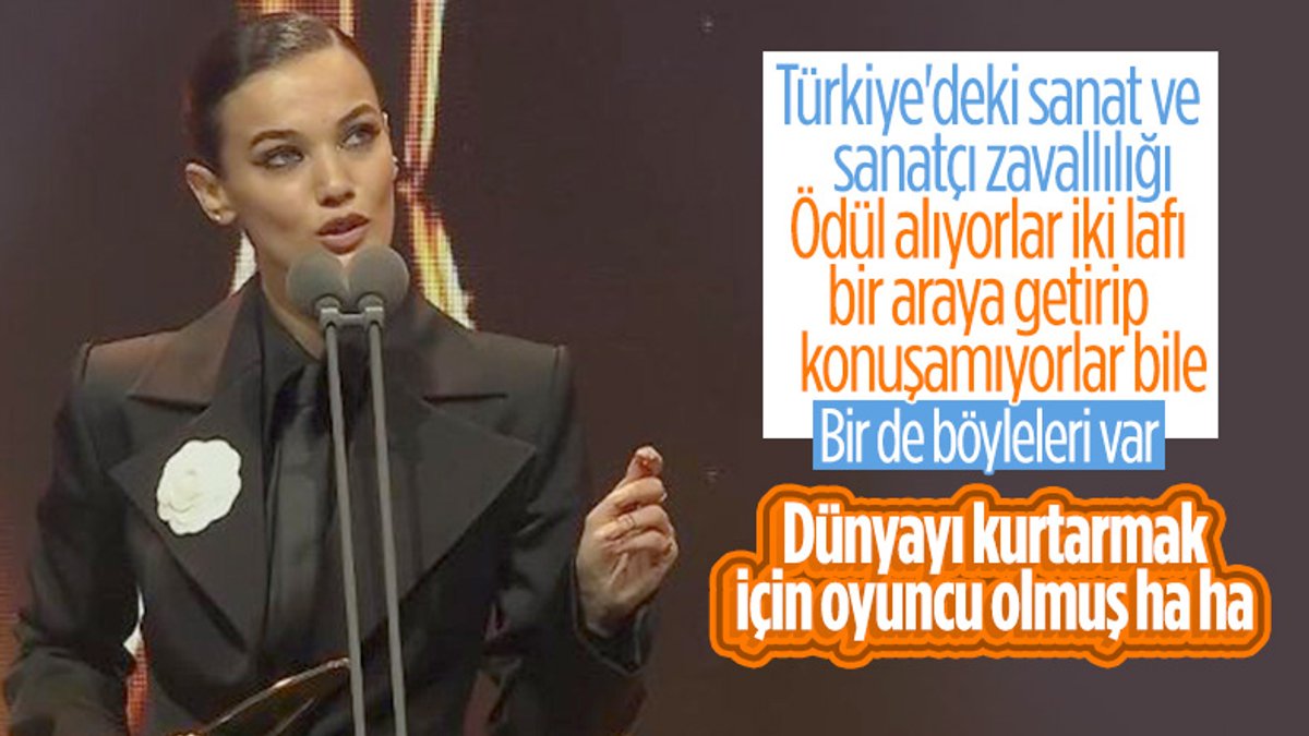 Altın Kelebek'te ödül alan Pınar Deniz: Dünyayı kurtarmam lazım dedim