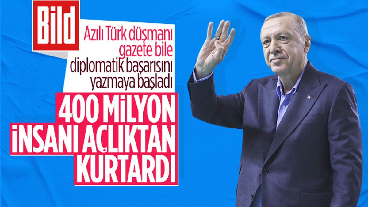 Bild: Cumhurbaşkanı Erdoğan, 400 milyon insan için devreye girdi