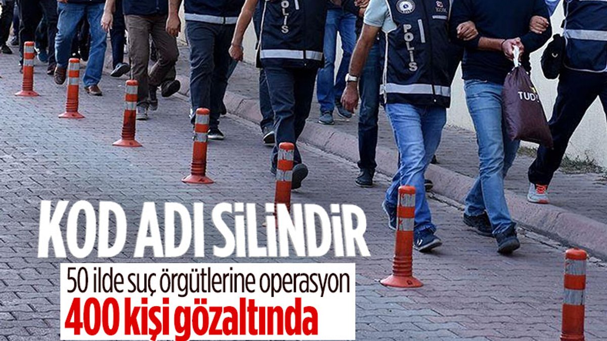 Süleyman Soylu: Suç örgütlerine yönelik 'Silindir Operasyonu' başlatıldı