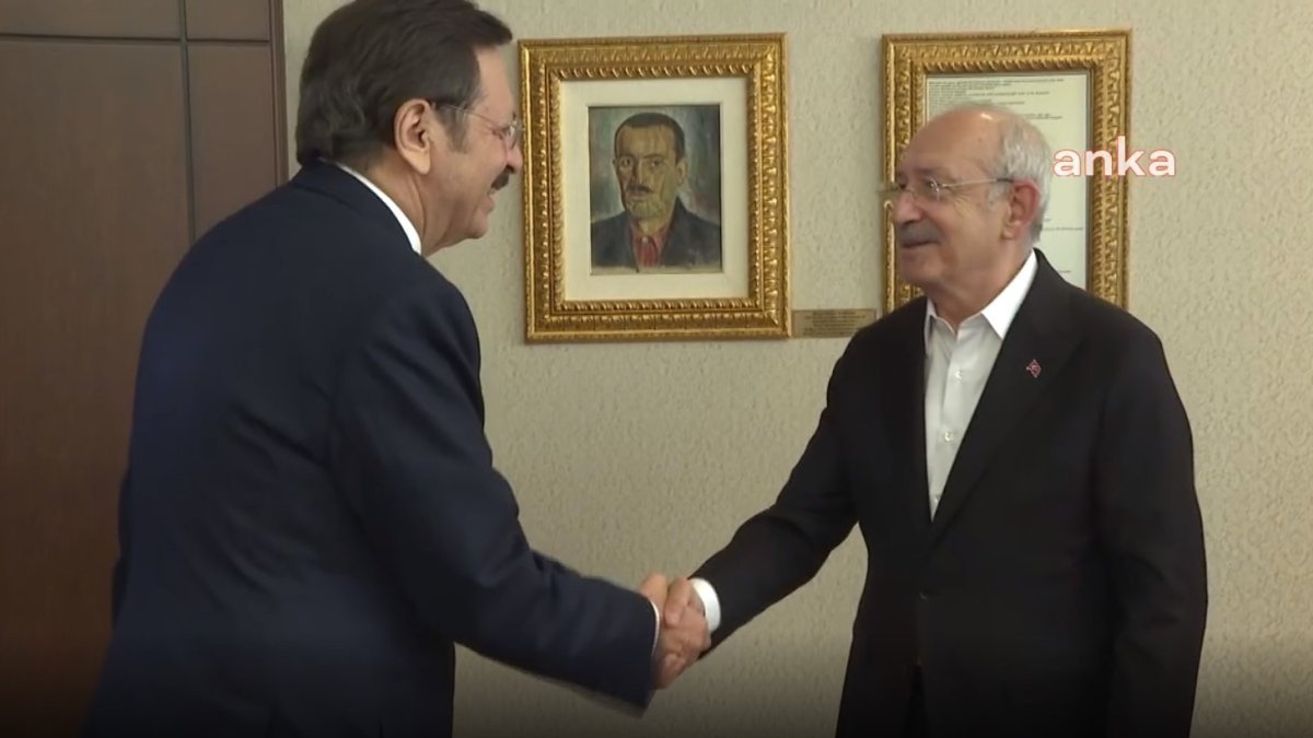 Kemal Kılıçdaroğlu, TOBB Başkanı Hisarcıklıoğlu ile görüştü