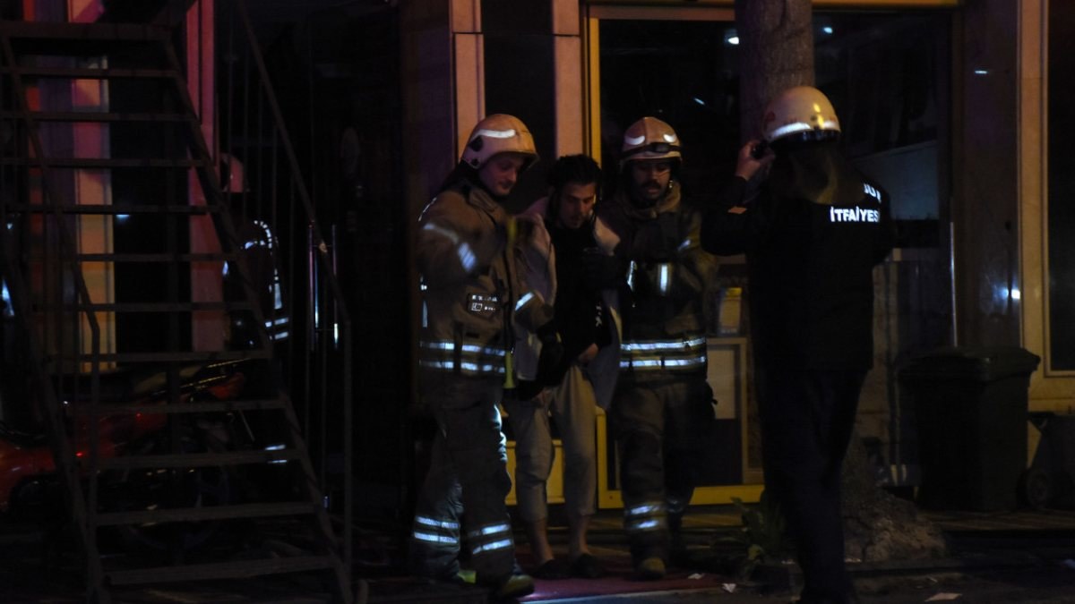 Şişli'de otelde çıkan yangın sonrası müşteriler panik yaşadı