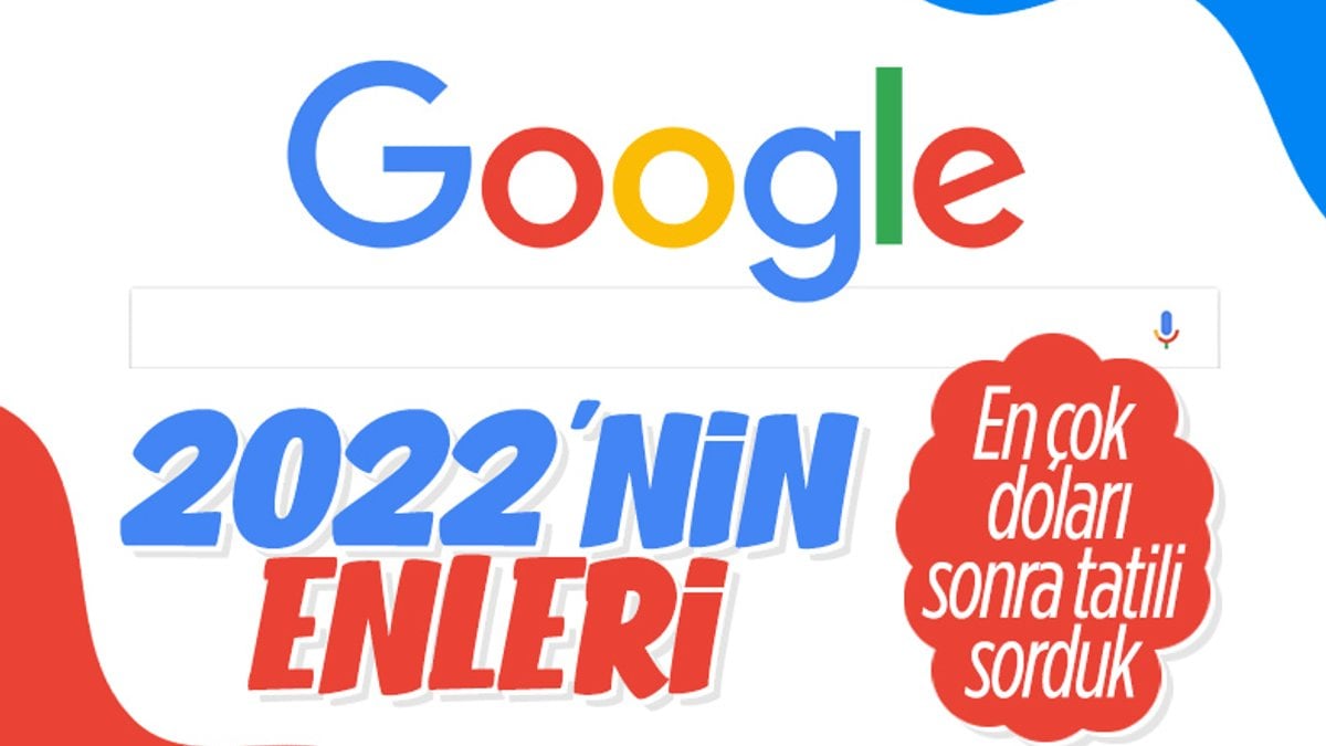 2022'de Google'da en çok arananlar belli oldu