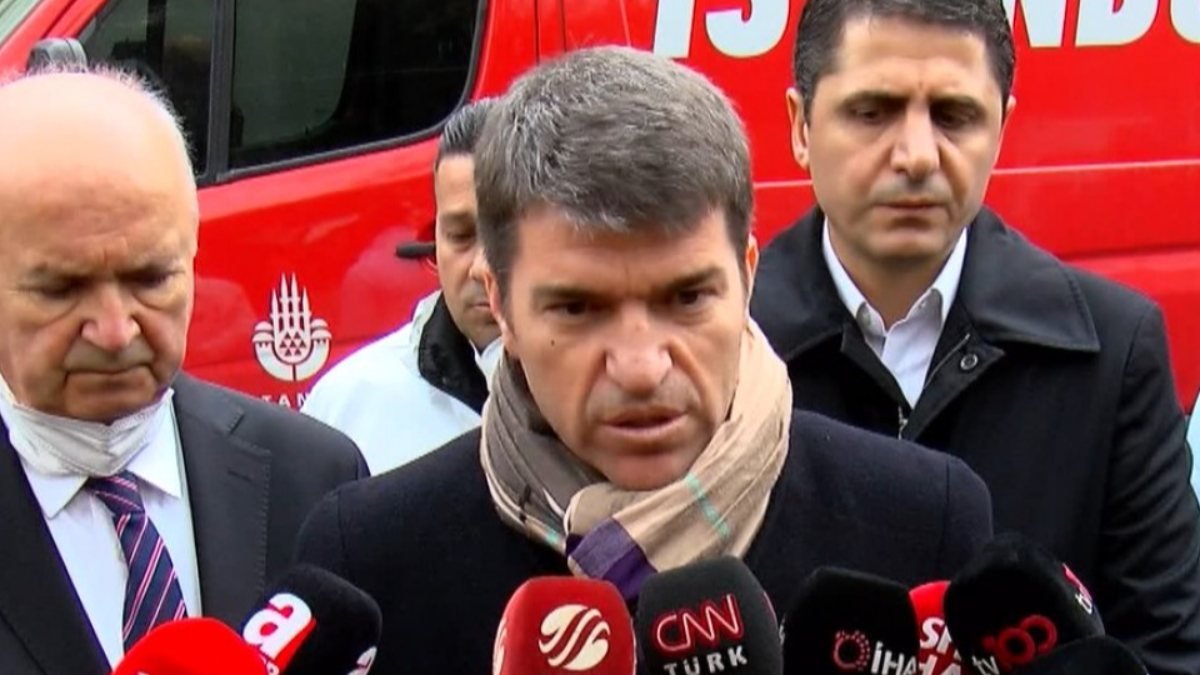 Beşiktaş Kaymakamı Çırağan Sarayı'ndaki yangın hakkında konuştu