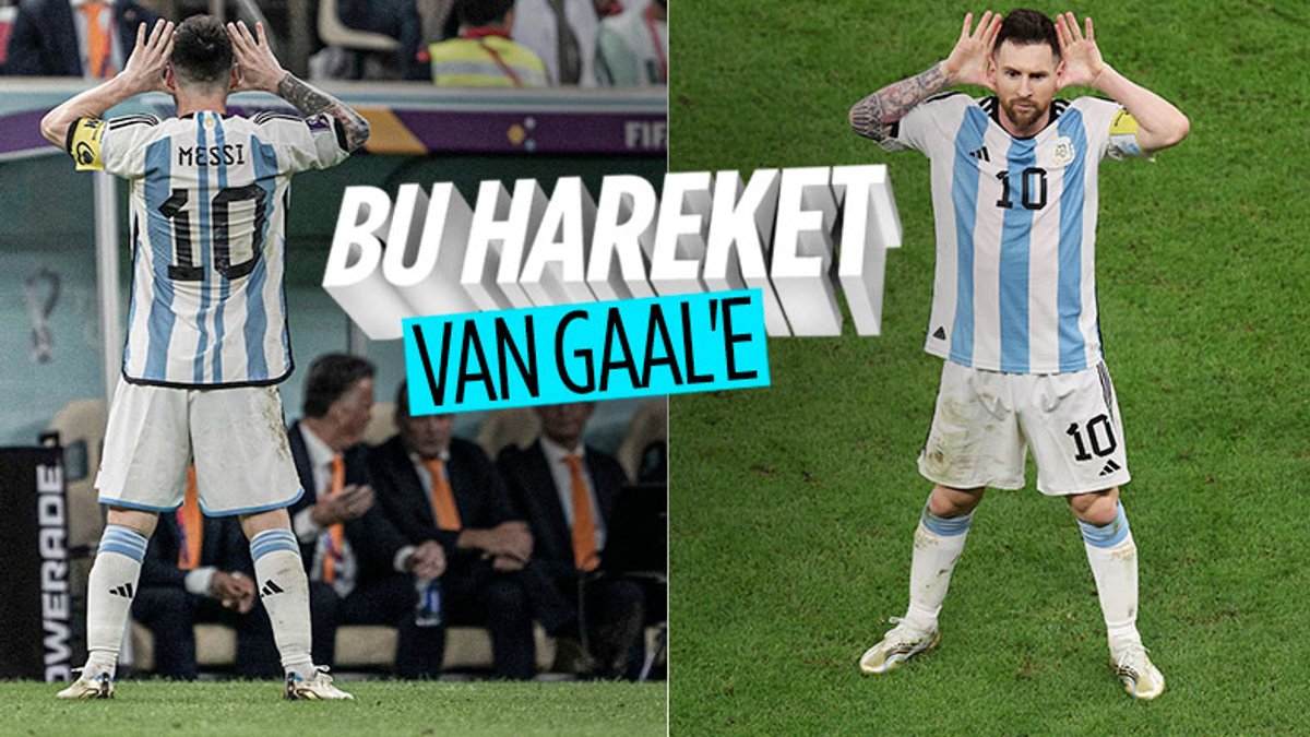 Lionel Messi ile Hollanda'nın hocası Van Gaal arasında gerginlik