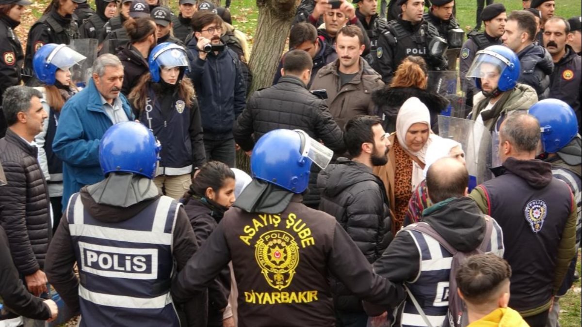 Diyarbakır'da HDP'li vekille polis arasında tartışma çıktı